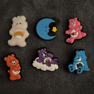 Colorful Cartoon Care Bears Shoe Charms